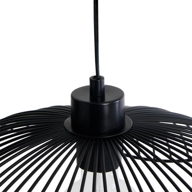 Argos Home black wire pendant light (British brand)