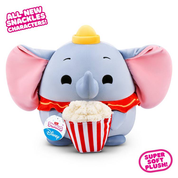 Disney Snackle soft toy 14 inch with sweet treat, UK version