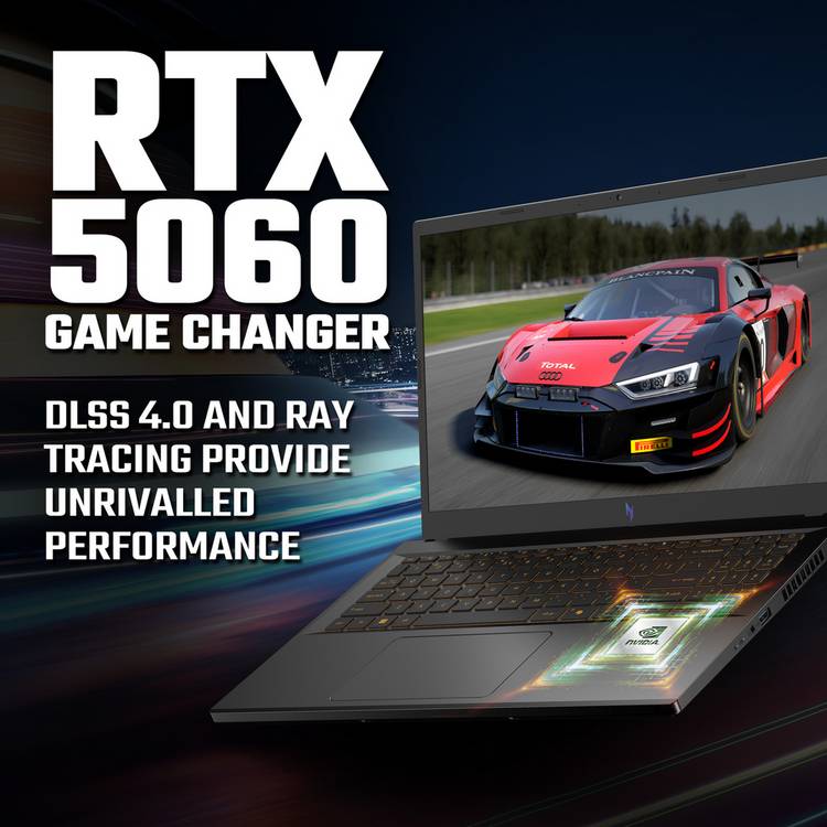 Acer gaming laptop i5 16GB 1TB RTX5050 15.6in - British product