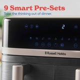 Russell Hobbs Satisfry Dual air fryer 9L, imported from the UK
