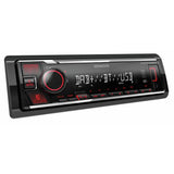Kenwood KMM-BT408DAB car radio with DAB and Bluetooth (British brand)