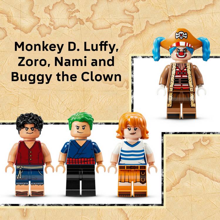 LEGO One Piece Buggy the Clown's Circus Tent 573 pieces playset (British brand)