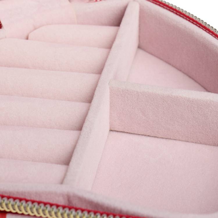 Argos Home heart shaped jewellery box with pink lining - British product