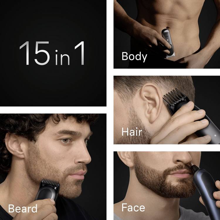 Braun AIO7580 15in1 beard clipper kit - British product