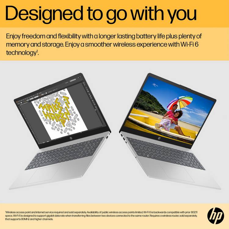 HP laptop AMD Ryzen 7 15.6 inch, imported from the UK