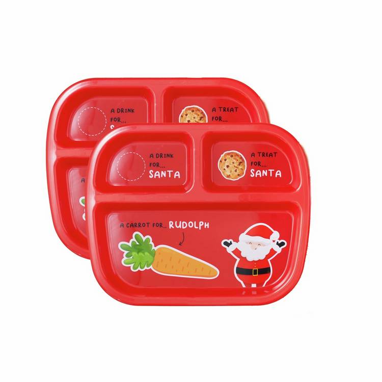 Tots to Tweens Christmas Eve treat plate, imported from the UK