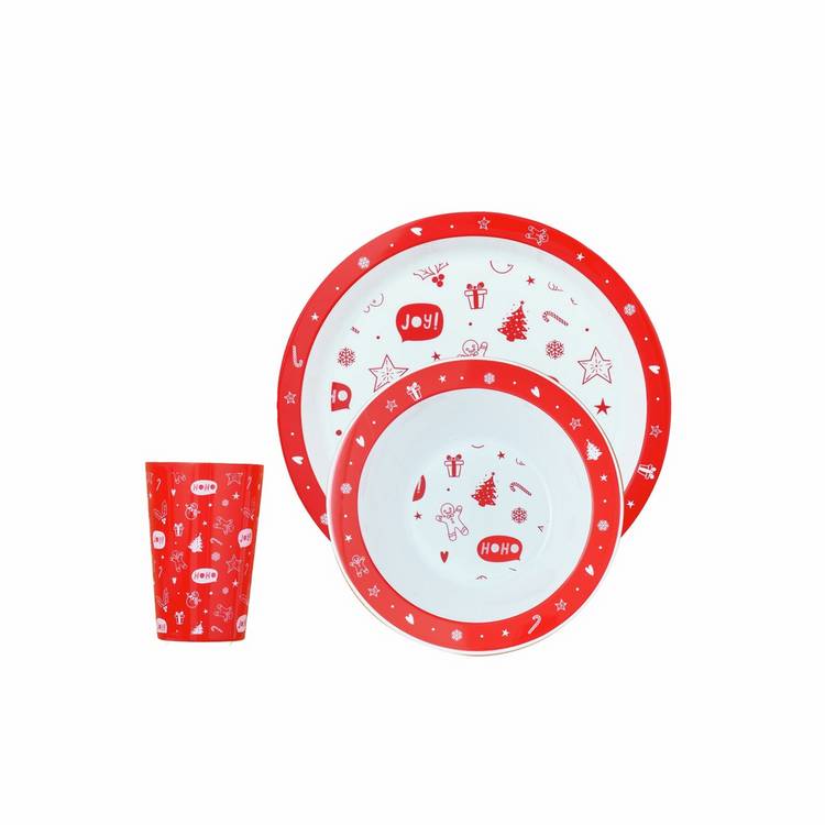 Tots to Tweens Christmas kids dinnerware set - British product
