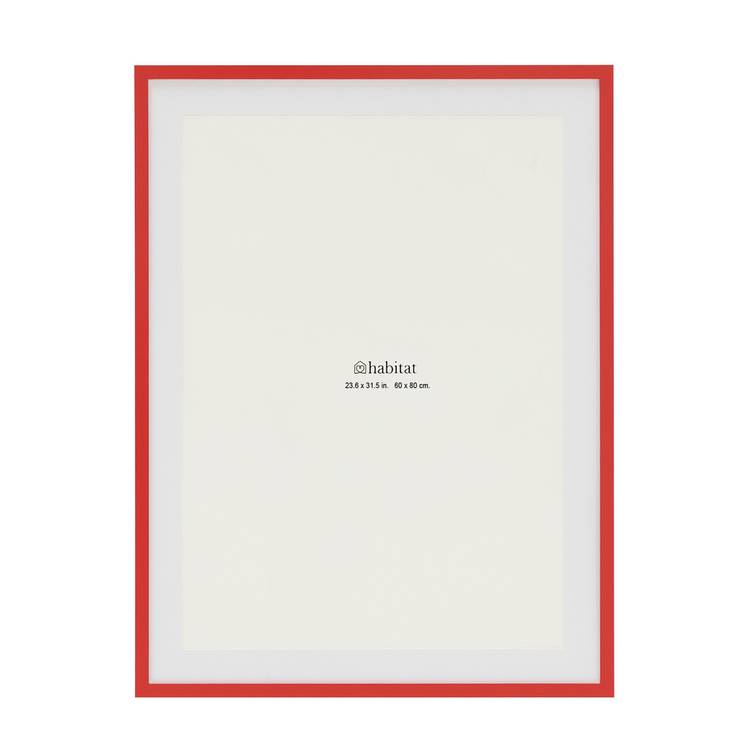 Habitat red picture frame 60x80cm, UK version