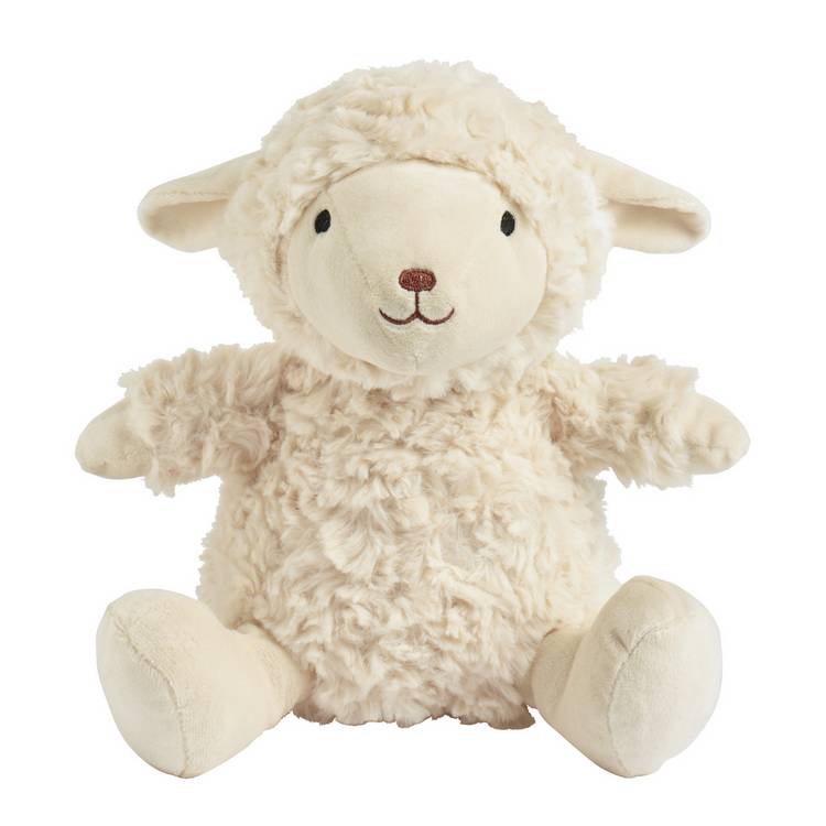 Argos Home sitting lamb plush 25cm (British brand)