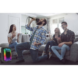 Lexibook medium Bluetooth speaker with microphones and flame light effect, UK version