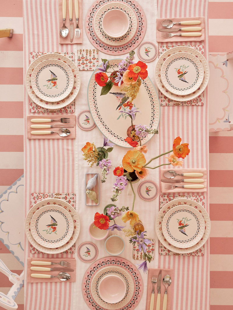Cath Kidston 12 piece floral birds print dinner set - British product
