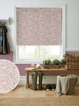 Next Laura Ashley Peony Pink Rowena 100% Cotton Roman Blind- Buy online at McGrocer