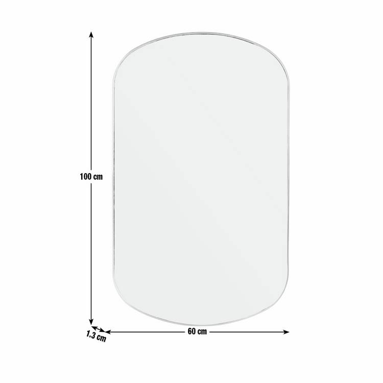 Habitat gold pill wall mirror 100x60cm - British product