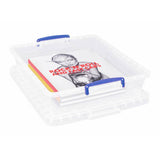 Really Useful clear plastic storage box 10.5L 3-pack, UK version