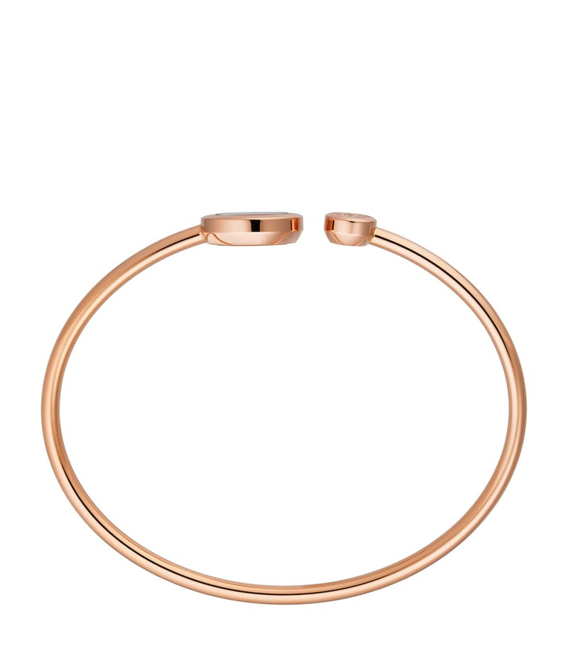 Chopard Happy Spirit bangle in rose gold with diamond 17cm, imported from the UK