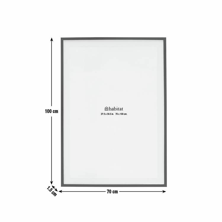 Habitat blue cobalt picture frame 70x100cm (British brand)