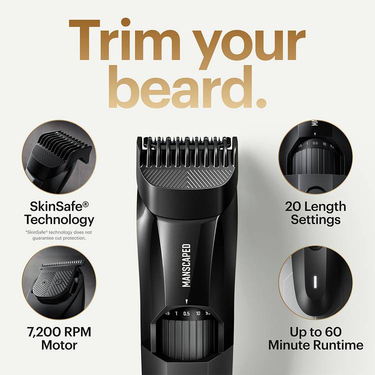 Manscaped Beard Hedger Essentials Kit beard trimmer (British brand)
