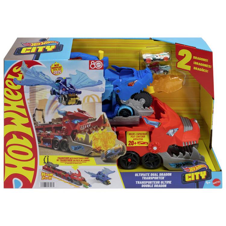 Hot Wheels Dual Dragon Transporter toy - British product