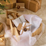 Argos Home woven willow Christmas tree gift basket - British product