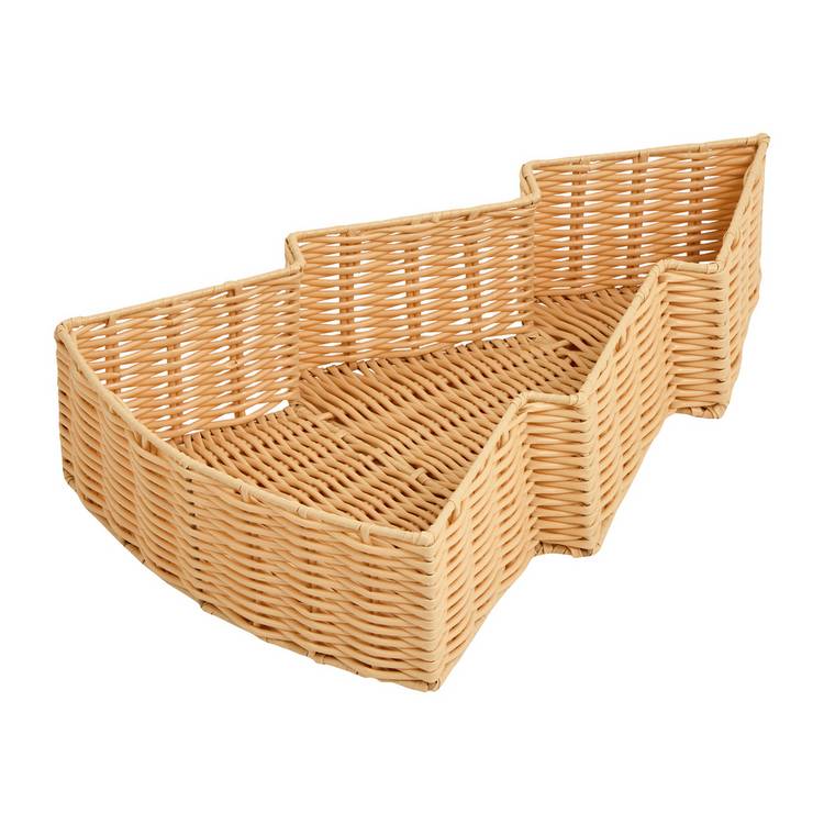 Argos Home woven willow Christmas tree gift basket - British product
