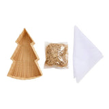 Argos Home woven willow Christmas tree gift basket - British product