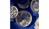 Argos Habitat Blue Leaf 12 Piece Stoneware Dinner Set- Buy online at McGrocer