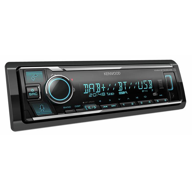 Kenwood KMM-BT508DAB car stereo, imported from the UK