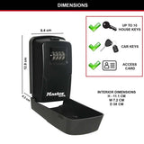 Master Lock mounted combination keysafe, UK version