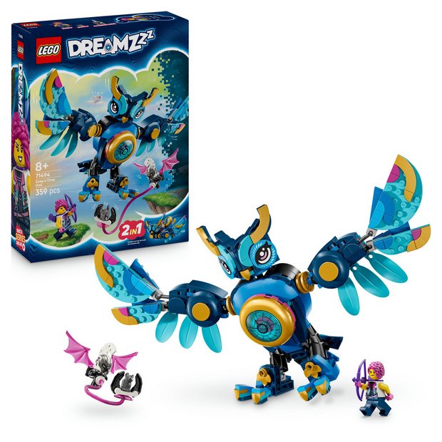 LEGO DREAMZzz Zoey's Time Owl building set 359 pieces - British product