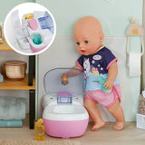BABY Born doll toilet with water-reveal feature, UK version