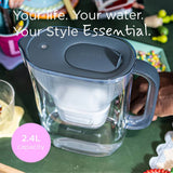 Brita Style Essential water filter jug Blue 2.4L, UK version