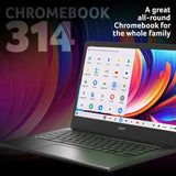 Acer Chromebook CB314 14in laptop, UK version
