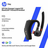 HP Poly Voyager Legend 50 Bluetooth headset - British product