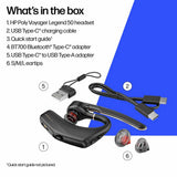 HP Poly Voyager Legend 50 Bluetooth headset - British product