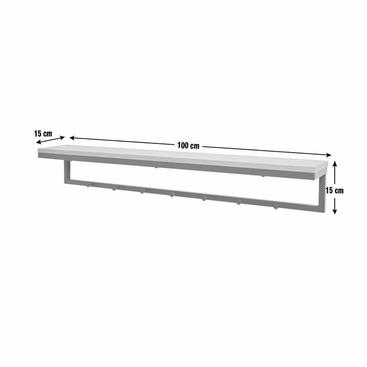 Argos Home Loft Living wall rack 100cm, imported from the UK