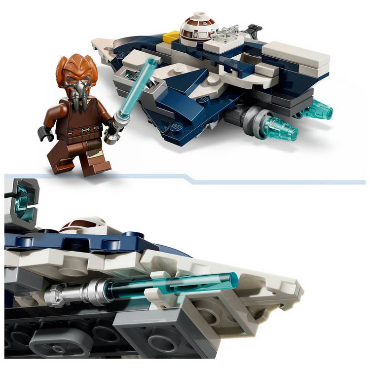 LEGO Star Wars Plo Koon Jedi Starfighter microfighter 89 pieces, imported from the UK