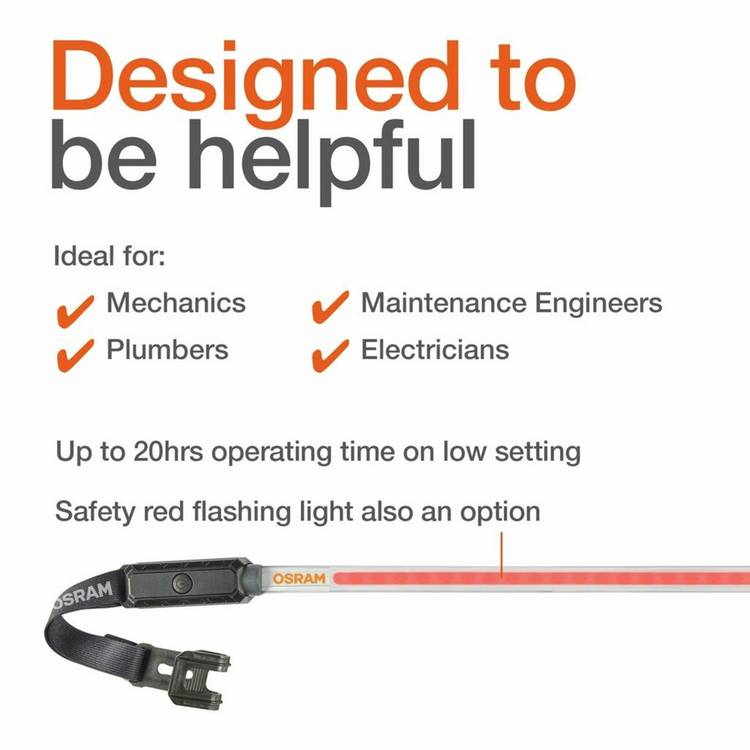 Osram flexible LED utility lamp, imported from the UK