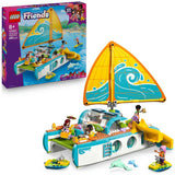LEGO Friends Travel Boat Adventure set with mini dolls and dolphins, imported from the UK