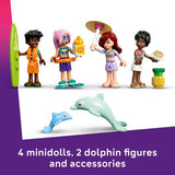 LEGO Friends Travel Boat Adventure set with mini dolls and dolphins, imported from the UK