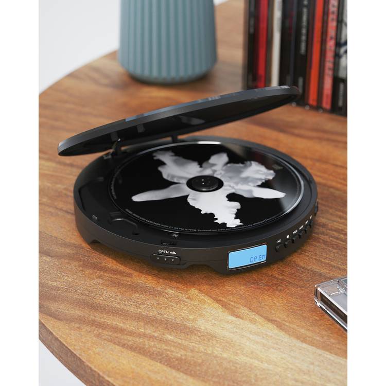 Oakcastle CD10 portable CD player black - British product