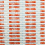 Habitat ribbed cotton placemats in orange and white stripes - British product