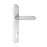 Yale Linus L2 backplate handle Smooth Satin - British product
