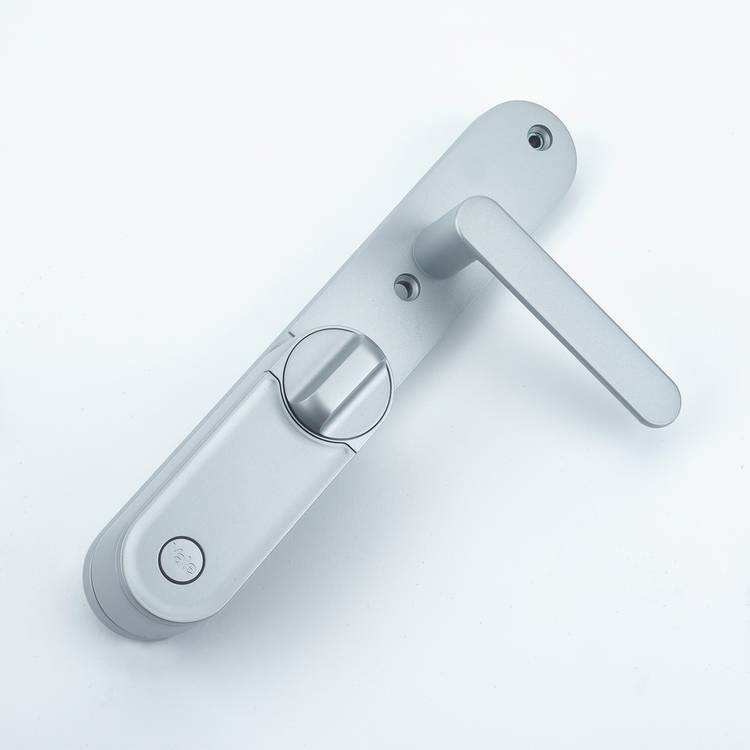 Yale Linus L2 backplate handle Smooth Satin - British product