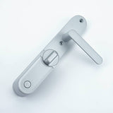 Yale Linus L2 backplate handle Smooth Satin - British product