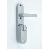 Yale Linus L2 backplate handle Smooth Satin - British product