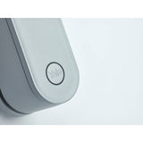 Yale Linus L2 backplate handle Smooth Satin - British product