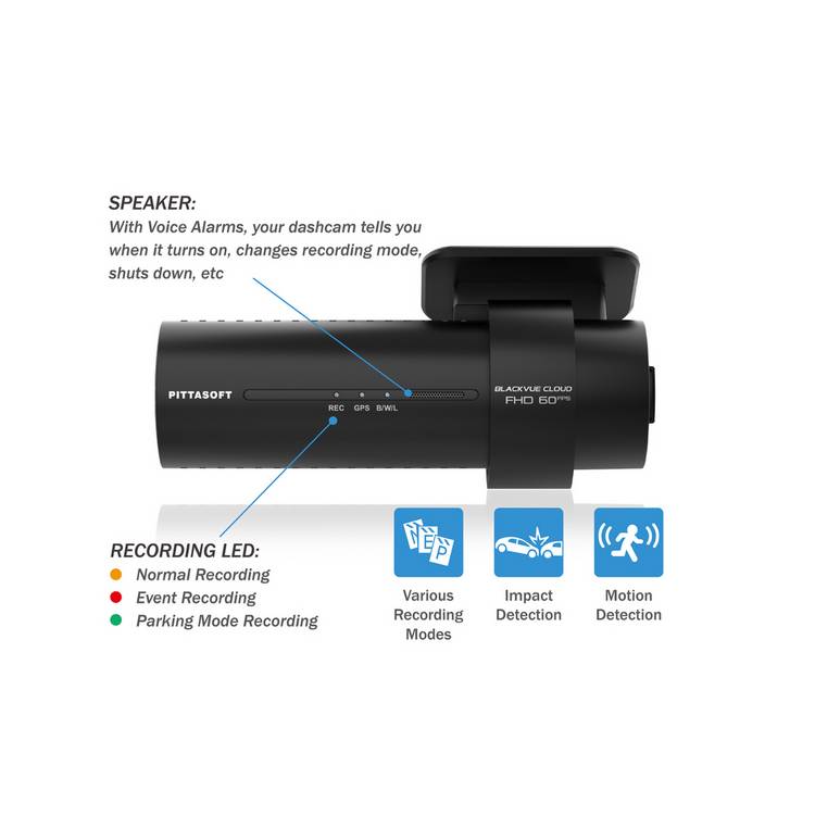 BlackVue DR770X-2CH dual dash camera 64GB (British brand)