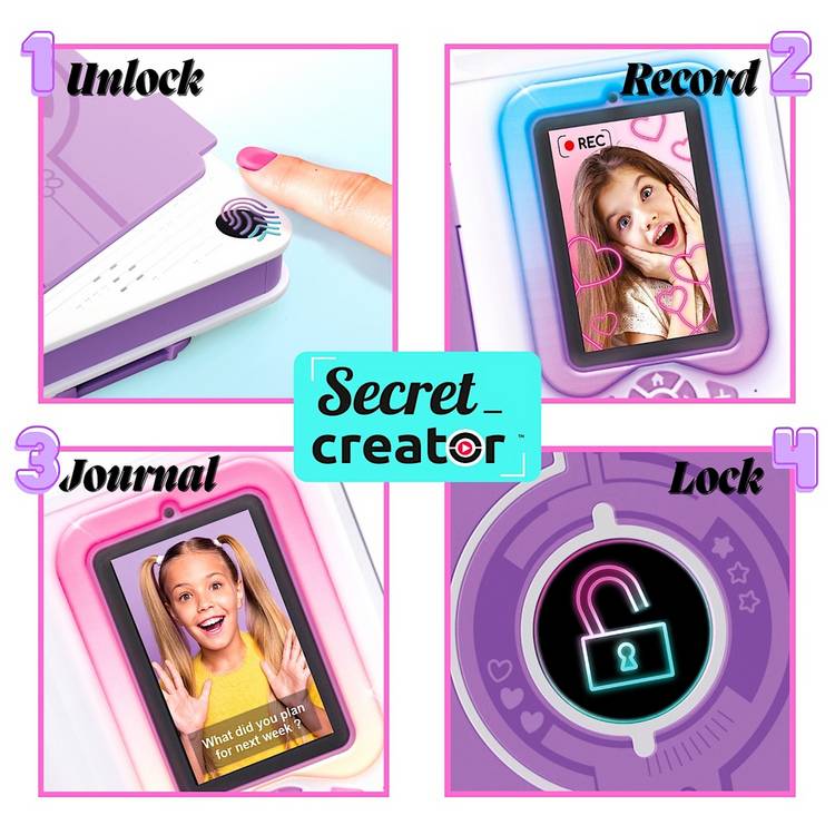 Secret Creator video journal with 32GB storage - British product