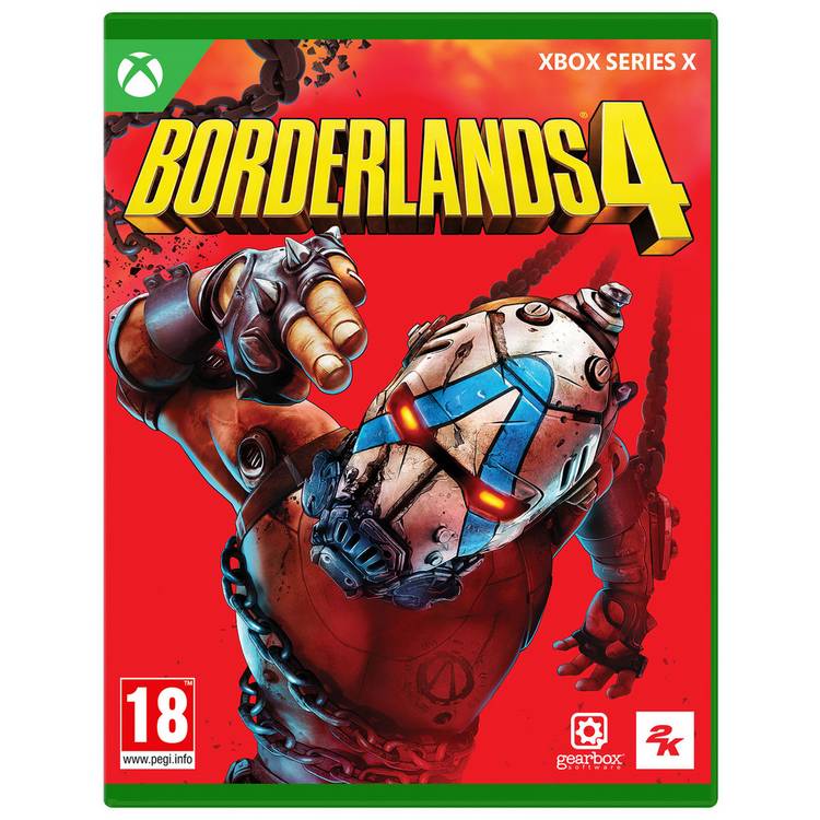 Borderlands 4 Xbox Series X game disc (British brand)