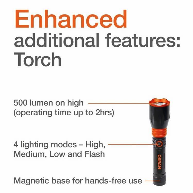 Osram LEDinspect 3-in-1 inspection light kit, UK version